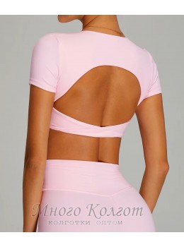 Женский фитнес комплект Crop T-shirt + Shorts model 188